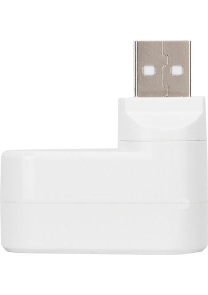 USB Hub'ları Portları USB 2.0 Mini Döner Ayırıcı Adaptörü Hub Pc Dizüstü Bilgisayar Mac Beyaz (Yurt Dışından)