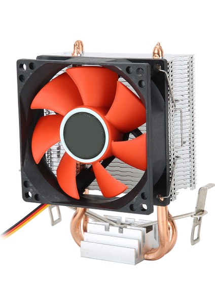 Mini Cpu Soğutucu 2 Isı Borusu Yüksek Hava Akışı Düşük Gürültülü Fan Radyatörü 775AMD/1155INTEL Için (Yurt Dışından)