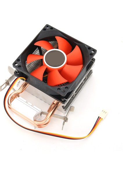 Mini Cpu Soğutucu 2 Isı Borusu Yüksek Hava Akışı Düşük Gürültülü Fan Radyatörü 775AMD/1155INTEL Için (Yurt Dışından)