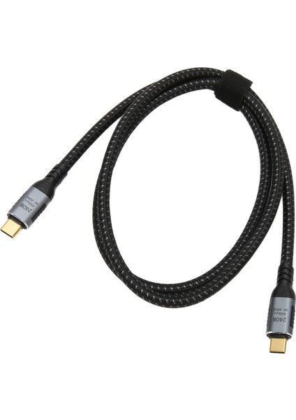 USB 4.0 Gen 3 Veri Kablosu 40GBPS Aktarım 240W Şarj Desteği 8k 60hz Ekran Tip C'den Tip C'ye Kablo Dizüstü Bilgisayar Tablet Için 120CM / 47.2in (Yurt Dışından) fiyatları