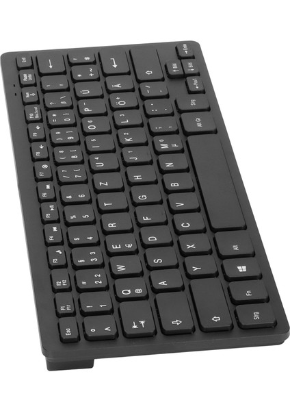 Bilgisayar Klavyeleri Ergonomik Tasarım Ultra Ince Mini Dayanıklı Kablolu 78 Tuşlu Mekanik Klavye Pc Dizüstü Bilgisayarlar Için (Almanca) (Yurt Dışından) modelleri