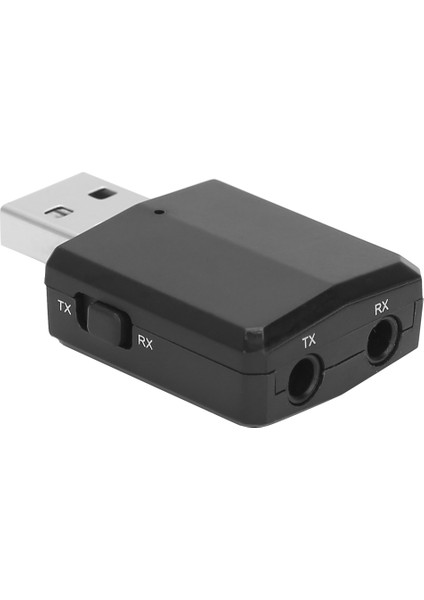 USB Kablosuz Ses Alıcı Alıcı Taşınabilir 3'ü 1 Arada Bluetooth ile 2 Adet Kablo (Yurt Dışından)