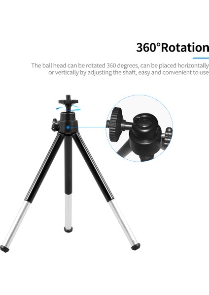 Taşınabilir Web Kamerası Tripod Hafif Mini Web Kamerası Tripod Akıllı Telefon Web Kamerası Masaüstü Tripod Telefon Tutucu Masa Standı (Yurt Dışından) modelleri