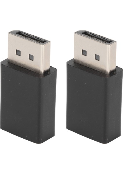 2 Adet Dp Erkek - Mını Dp Dişi Adaptörü Yüksek Çözünürlüklü 8k 2 Mod Küçük Taşınabilir Hafif Displayport Kablosu Dönüştürücü (Yurt Dışından)