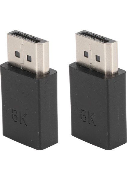 2 Adet Dp Erkek - Mını Dp Dişi Adaptörü Yüksek Çözünürlüklü 8k 2 Mod Küçük Taşınabilir Hafif Displayport Kablosu Dönüştürücü (Yurt Dışından)