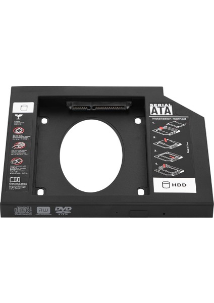 2.5" Sata HDD SSD Muhafazası Sabit Disk Sürücü Bölmesi Optik DVD Adaptörü Dizüstü Bilgisayar Için 9.5mm (Yurt Dışından) indirimleri