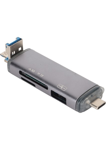 Kart Okuyucu Otg USB C USB Mıcro USB 5gbps Ultra Ince Tak ve Çalıştır Hafıza Kartı Okuyucu Telefon Pc Dizüstü Bilgisayar Için (Yurt Dışından) modelleri