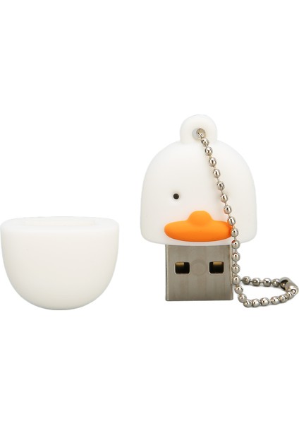 Karikatür Flash Sürücü USB Arayüzü Ultra Kararlı Teknoloji Sevimli U Disk Tak ve Çalıştır Desteği Sıcak Takas USB Bellek Çubuğu Dumb Goose 32GB (Yurt Dışından)