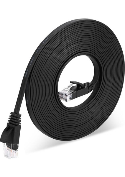 1000MBPS Gigabit Ağ Kablosu 98FT RJ45 Port Cat6 Ağ Kablosu Ethernet Kablosu Yönlendiriciler Bilgisayarlar Siyah (Yurt Dışından)