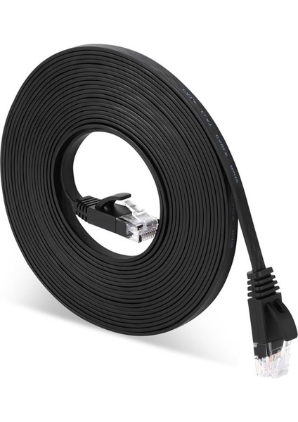 1000MBPS Gigabit Ağ Kablosu 98FT RJ45 Port Cat6 Ağ Kablosu Ethernet Kablosu Yönlendiriciler Bilgisayarlar Siyah (Yurt Dışından) fiyatları