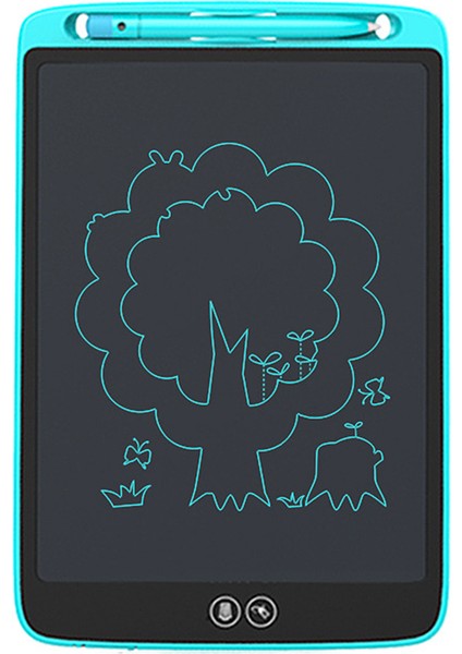 LCD Yazma Tableti 12IN Kullanımı Kolay Göz Çok Yönlü Karalama Tahtası Çizim Tableti Ev Için Gökyüzü Mavisi (Yurt Dışından) indirimleri