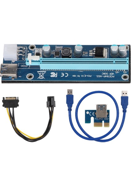 Madenci Makinesi Için Usb3.0 Pcı-E 1x Ila 16X Grafik Kartı Yükseltici Genişletici Adaptörü (Yurt Dışından)