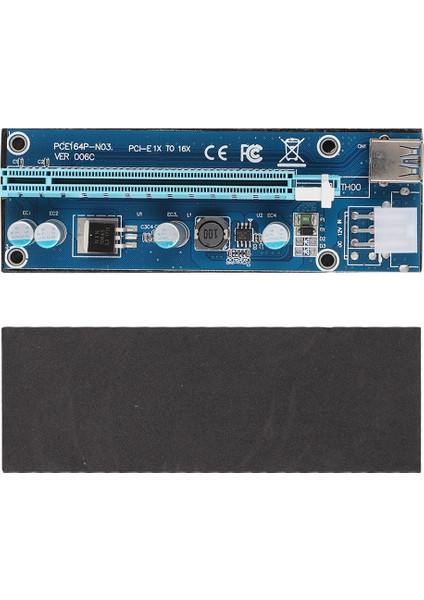 Madenci Makinesi Için Usb3.0 Pcı-E 1x Ila 16X Grafik Kartı Yükseltici Genişletici Adaptörü (Yurt Dışından)