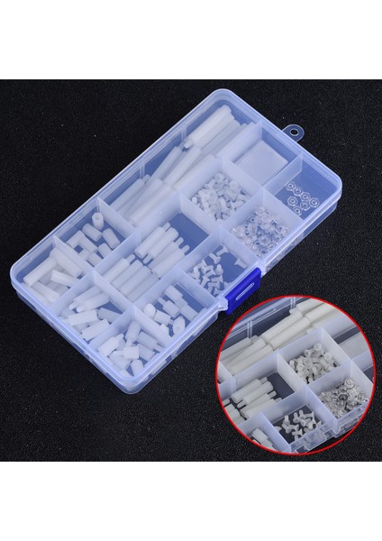 210 Adet Vida Takımı Plastik Vidalar ve Somunlar Saklama Kutusu Kılıfı ile Dıy Raspberry Pi 2/3 (Yurt Dışından)