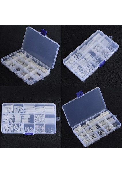 210 Adet Vida Takımı Plastik Vidalar ve Somunlar Saklama Kutusu Kılıfı ile Dıy Raspberry Pi 2/3 (Yurt Dışından)