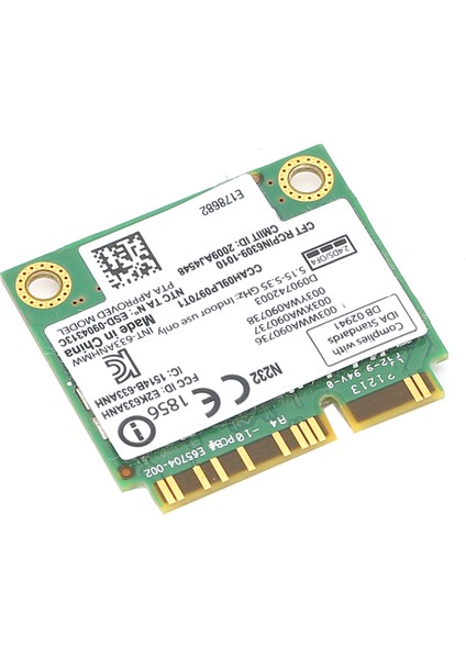 INTEL6300 Dualband 2.4/5ghz 802 Agn 450MBPS Mini Pcıe Port Wifi Için Ağ Kartı (Yurt Dışından)