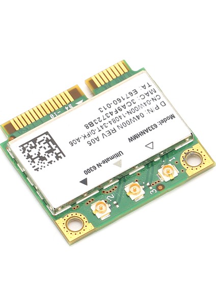 INTEL6300 Dualband 2.4/5ghz 802 Agn 450MBPS Mini Pcıe Port Wifi Için Ağ Kartı (Yurt Dışından)