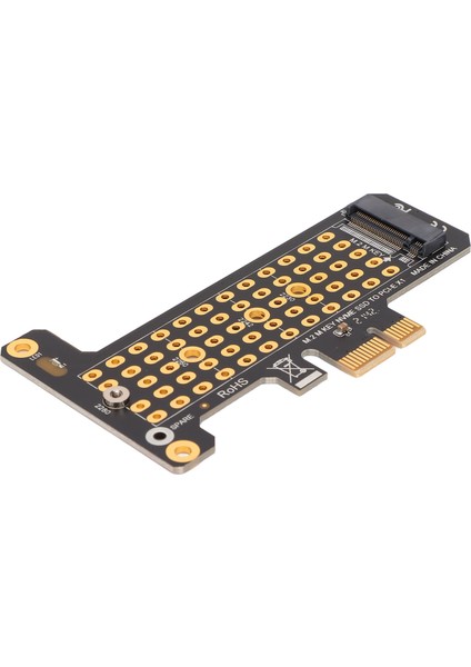 Nvme M.2 - Pcıe X1 Yükseltici Kart Alüminyum Isı Transfer Tasarımı Yarım Yükseklik Baffle Nvme Pcıe Adaptörü Masaüstü Için Win Için (Yurt Dışından)