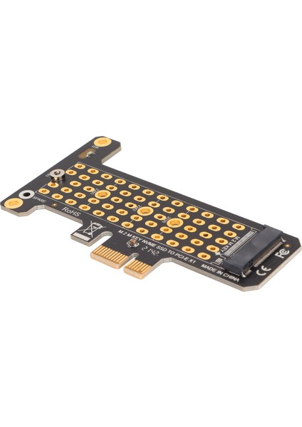 Nvme M.2 - Pcıe X1 Yükseltici Kart Alüminyum Isı Transfer Tasarımı Yarım Yükseklik Baffle Nvme Pcıe Adaptörü Masaüstü Için Win Için (Yurt Dışından)
