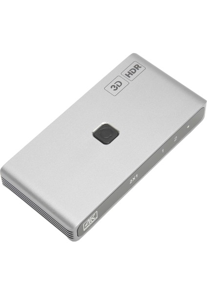 4K Hd Switcher 1 Giriş 2 Çıkış 18 Gbps'ye Kadar 4K 60 Hz 3D Cec Hdcp2.2 Destekli Hd Multimedya Switcher Tv Projektör Oynatıcı Yc Q201 (Yurt Dışından)