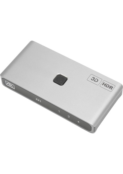 4K Hd Switcher 1 Giriş 2 Çıkış 18 Gbps'ye Kadar 4K 60 Hz 3D Cec Hdcp2.2 Destekli Hd Multimedya Switcher Tv Projektör Oynatıcı Yc Q201 (Yurt Dışından)