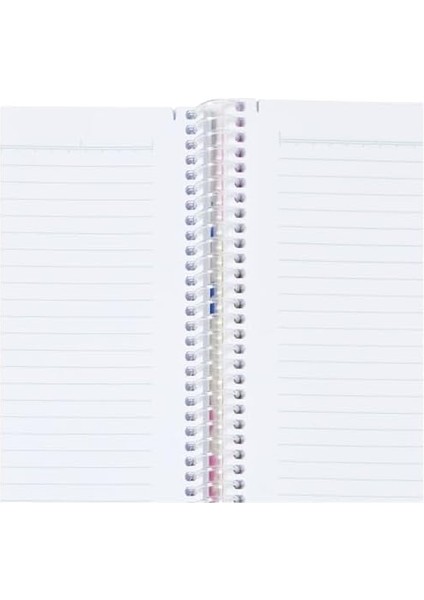 Grafiti Spiralli Defter, A4, 120 Yaprak, 70G Kağıt, Çizgili, 500 Mikron Pp Kapak, Pet Spiralli, Dayanıklı ve Kullanışlı