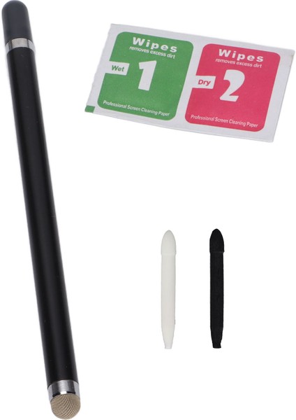 Kalemler Pürüzsüzce Yazın Sessiz Elyaf Ucu Doğru Yumuşak Aşınmaya Dayanıklı Renkli Dokunmatik Ekran Kalemleri Telefon Tabletler Içinsiyah (Yurt Dışından)