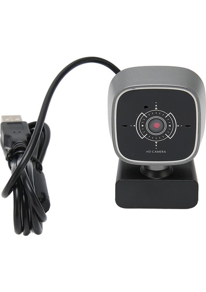 USB Web Kamerası 1080P 30FPS Gürültü Azaltma Çift Mikrofon Döndürülebilir Tak ve Çalıştır Masaüstü Dizüstü Bilgisayar Görüntülü Sohbet Için Pc Kamerası (Yurt Dışından)