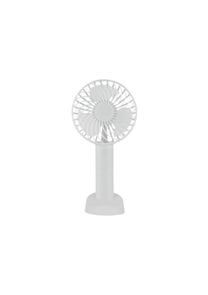 Sessiz Uzun Şarjlı Mini Fan Taşınabilir El ve Masa Üstü 3 Kademeli Vantilatör