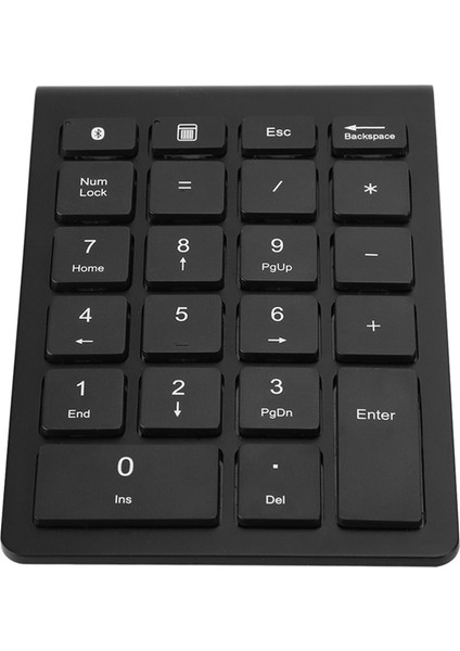 22 Tuşlu Bluetooth Mini Numpad Kablosuz Sayısal Tuş Takımı Küçük Klavye (Yurt Dışından)