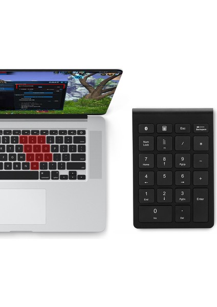 22 Tuşlu Bluetooth Mini Numpad Kablosuz Sayısal Tuş Takımı Küçük Klavye (Yurt Dışından) indirimleri