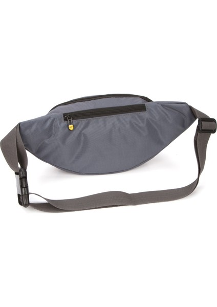 Erkek Gri USB Kulaklık Çıkışlı Crossbody Çapraz Göğüs Omuz ve Bel Çantası NEWPOLO328