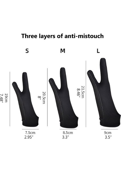 Adet Sanatçı Eldiveni Iki Parmaklı Avuç Içi Reddetme Eldivenleri Stylus Kalem Kalem Çizimi Boyama Sağ Veya Sol El (Yurt Dışından) fiyatları