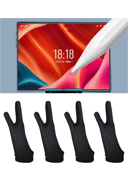 Adet Sanatçı Eldiveni Iki Parmaklı Avuç Içi Reddetme Eldivenleri Stylus Kalem Kalem Çizimi Boyama Sağ Veya Sol El (Yurt Dışından) fırsatları