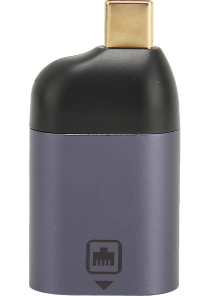 USB C - Ethernet Adaptörü 1gbps Hızlı Iletim Taşınabilir USB C - RJ45 Lan Adaptörü Windows Dizüstü Bilgisayarlar Için (Yurt Dışından)