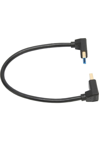 Displayport 1.4 Kablo 8K/60Hz 90 Derece Açı Erkekten Erkeğe 32.4gbps Yüksek Hızlı Güvenli Kararlı Dik Açı Displayport (Yurt Dışından)
