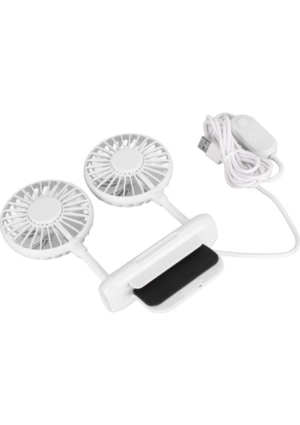 Monitör Fanı 2 Başlık 3 Hız Modu 6.6ft USB Kablo Sessiz Yerden Tasarruf Sağlayan Klipsli Bilgisayar Fanı Aile Ofisi Için Beyaz (Yurt Dışından) fırsatları