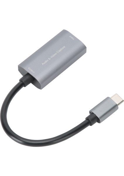 Video Yakalama Kartı Typec Hdmı'dan Typec'ye 4K 1080P Game Live Silver Gray Free Drive Z29A (Yurt Dışından) fiyatları