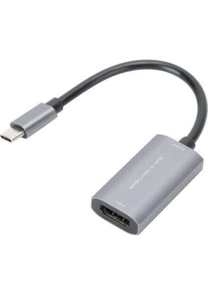 Video Yakalama Kartı Typec Hdmı'dan Typec'ye 4K 1080P Game Live Silver Gray Free Drive Z29A (Yurt Dışından) fırsatları
