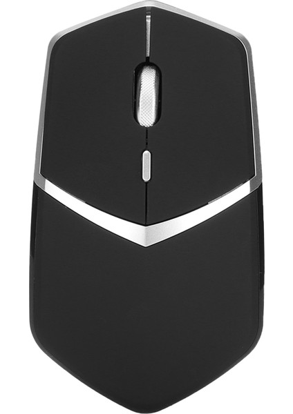 Kablosuz Fare Siyah Tip C Şarjlı 4 Düğme 800 1200 1600DPI 2.4ghz Kablosuz Bluetooth Iş Ofis Dizüstü Bilgisayar Faresi (Yurt Dışından)