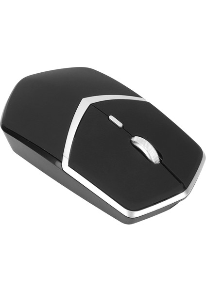 Kablosuz Fare Siyah Tip C Şarjlı 4 Düğme 800 1200 1600DPI 2.4ghz Kablosuz Bluetooth Iş Ofis Dizüstü Bilgisayar Faresi (Yurt Dışından)