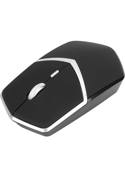 Kablosuz Fare Siyah Tip C Şarjlı 4 Düğme 800 1200 1600DPI 2.4ghz Kablosuz Bluetooth Iş Ofis Dizüstü Bilgisayar Faresi (Yurt Dışından)