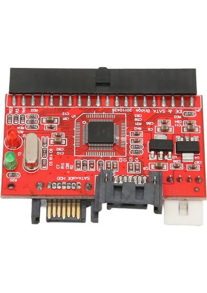 3.5in Ide'den Sata Yükseltici Kart Çift Yönlü Dönüşüm 1.5gbps Destekli Sıcak Takas Ide Sabit Disk Sürücüsü Adaptörü Ev Ofis Için (Yurt Dışından)