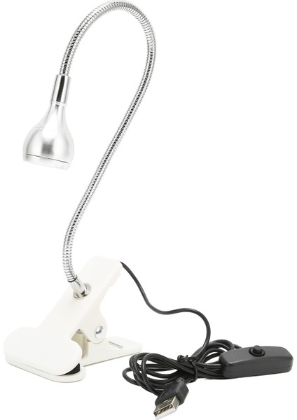 USB Kaz Boynu Işık 1W DC3‑5V 360 Derece Esnek LED Kaz Boynu Işık Alüminyum Alaşımlı Tak ve Çalıştır Okuma Işığı Onarım Için (Yurt Dışından)