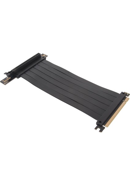 Pcıe 3.0 X16 Yükseltici Kablo Yüksek Hızlı Esnek 90 Derece Genişletici Kart Genişletme Portu Grafik Kartı Genişletme Kablosu Siyah 20CM / 7.9in (Yurt Dışından)