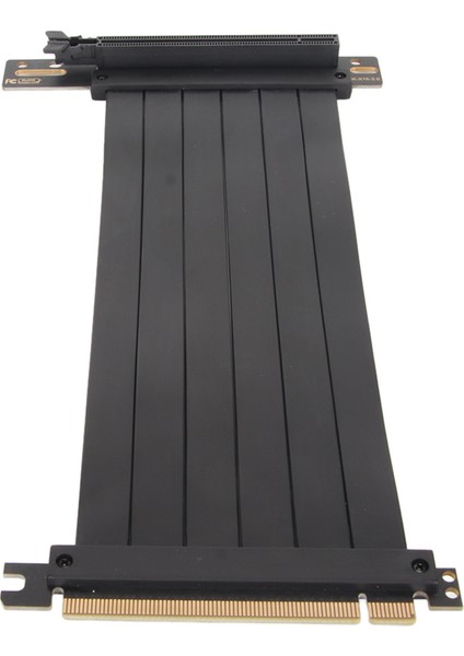Pcıe 3.0 X16 Yükseltici Kablo Yüksek Hızlı Esnek 90 Derece Genişletici Kart Genişletme Portu Grafik Kartı Genişletme Kablosu Siyah 20CM / 7.9in (Yurt Dışından)