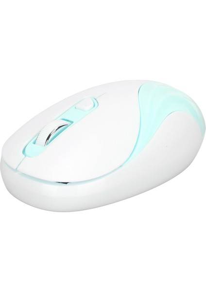 Kablosuz Fare 2.4g Kablosuz Dpı Ayarlanabilir Ergonomik Tasarım Dizüstü Masaüstü Bilgisayar Faresi Mavi (Yurt Dışından)