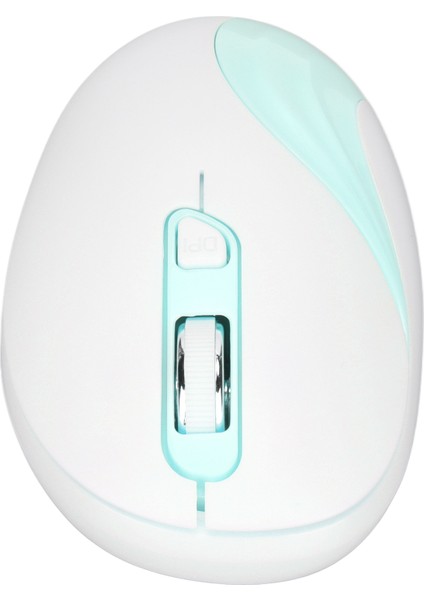 Kablosuz Fare 2.4g Kablosuz Dpı Ayarlanabilir Ergonomik Tasarım Dizüstü Masaüstü Bilgisayar Faresi Mavi (Yurt Dışından)
