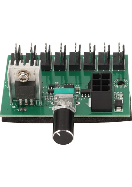 Fan Splitter Kontrol Hub'ı Nkfv8 1 Dc 12V Pwm 8 Kanal Bilgisayar Fan Hub'ı 4pin 3pin 2pin Pc Fanları Için (Yurt Dışından)