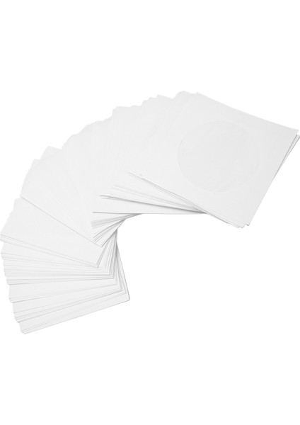 100 Paket CD DVD Kolları Zarflar Kalın Tekrar Kullanılabilir Toz Geçirmez Disk Kolları 8cm Minyatür Disk Için Kapaklı Şeffaf Pencere (Yurt Dışından) indirimleri